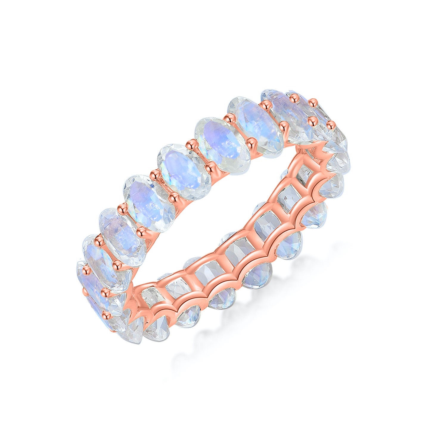 Nora Oval Moonstone Eternity Ring