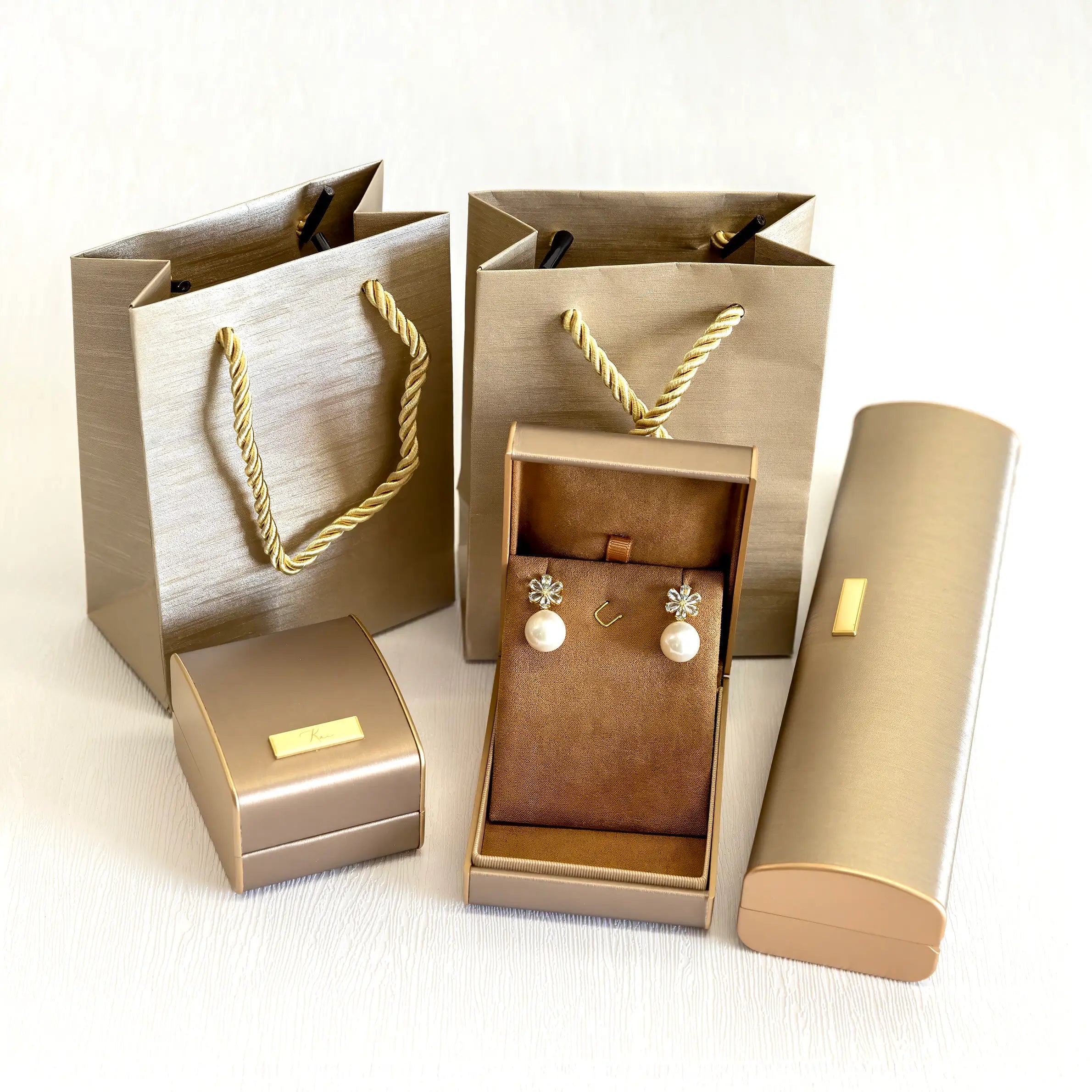 kai fine jewelry gift packaging earrings