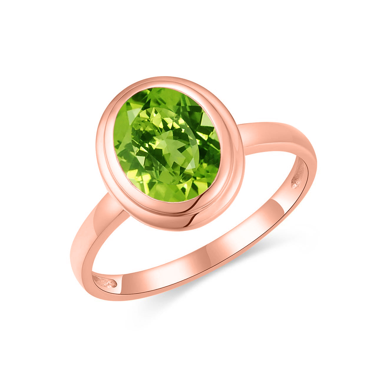 Bella Oval Peridot Ring