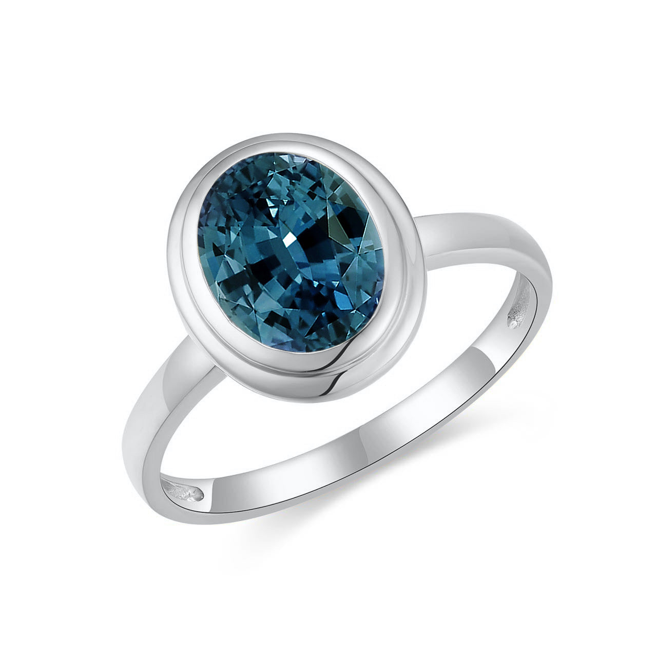 Bella Oval Topaz Ring
