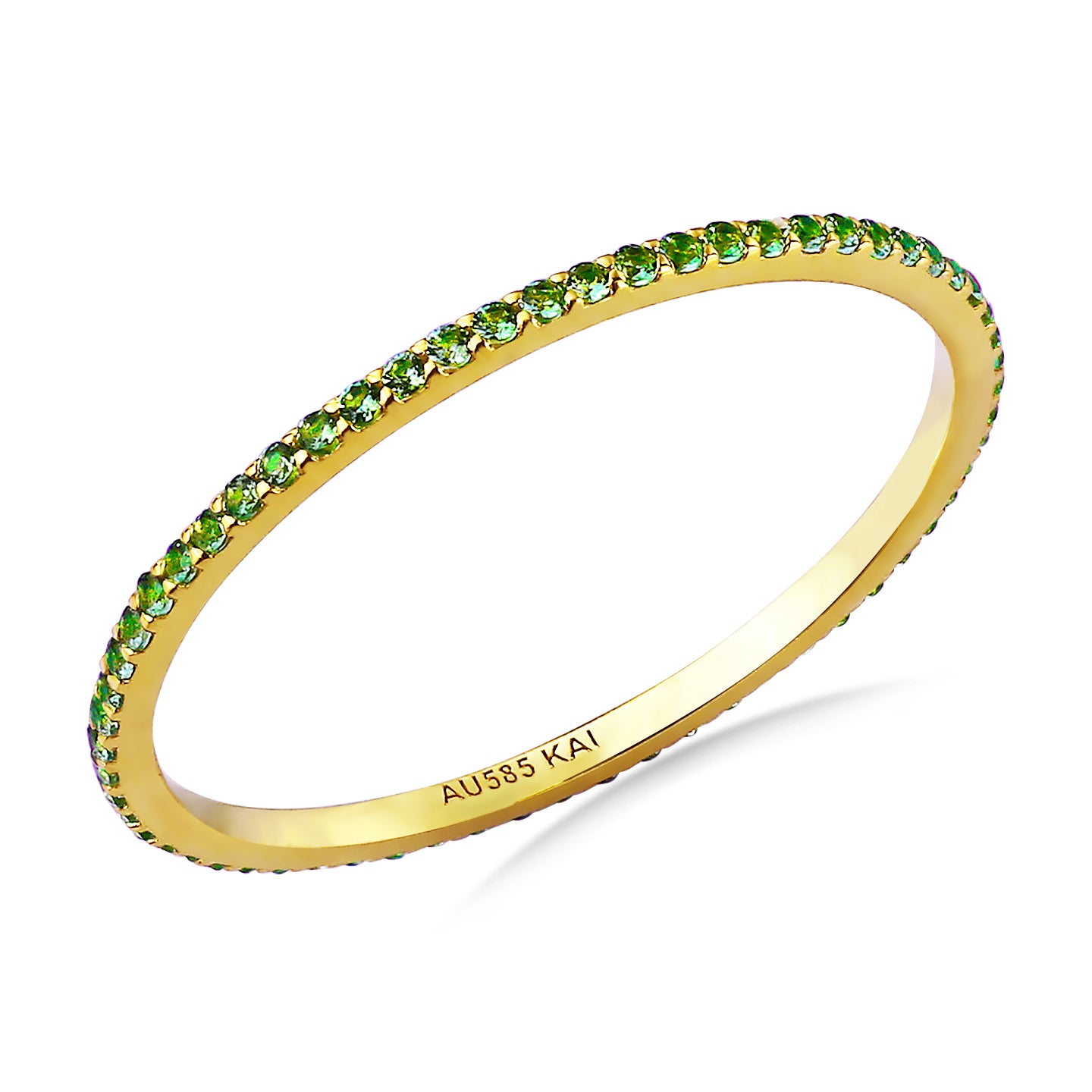 Nora Mini Tsavorite Eternity Band