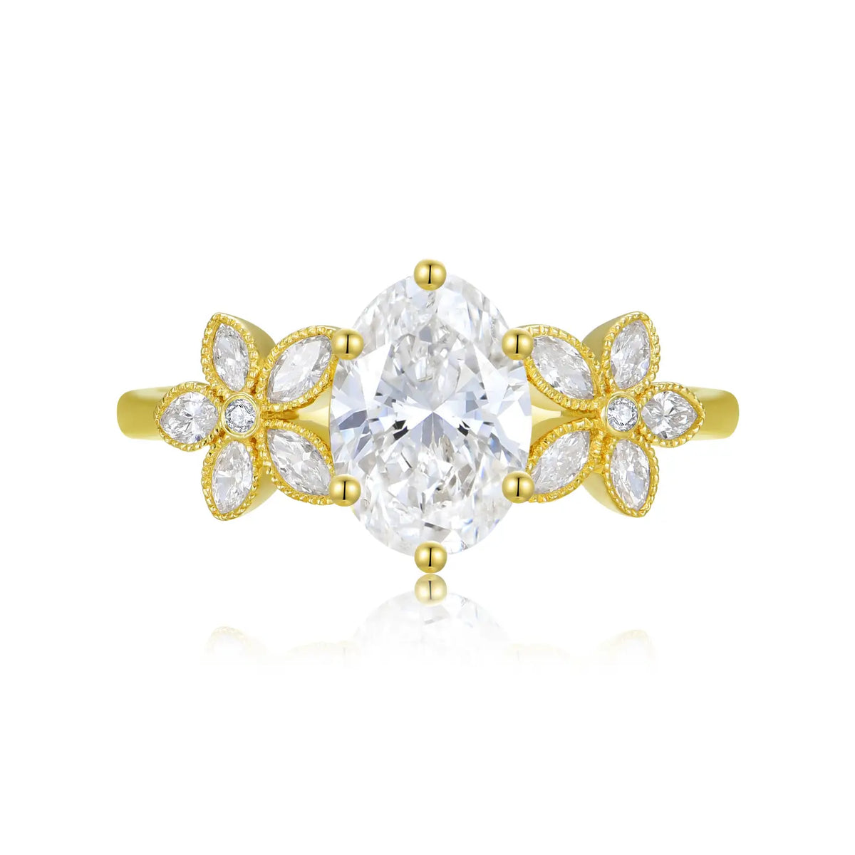 Lab Grown Diamond Ring in Violet Oval – Kai Fine Jewelry