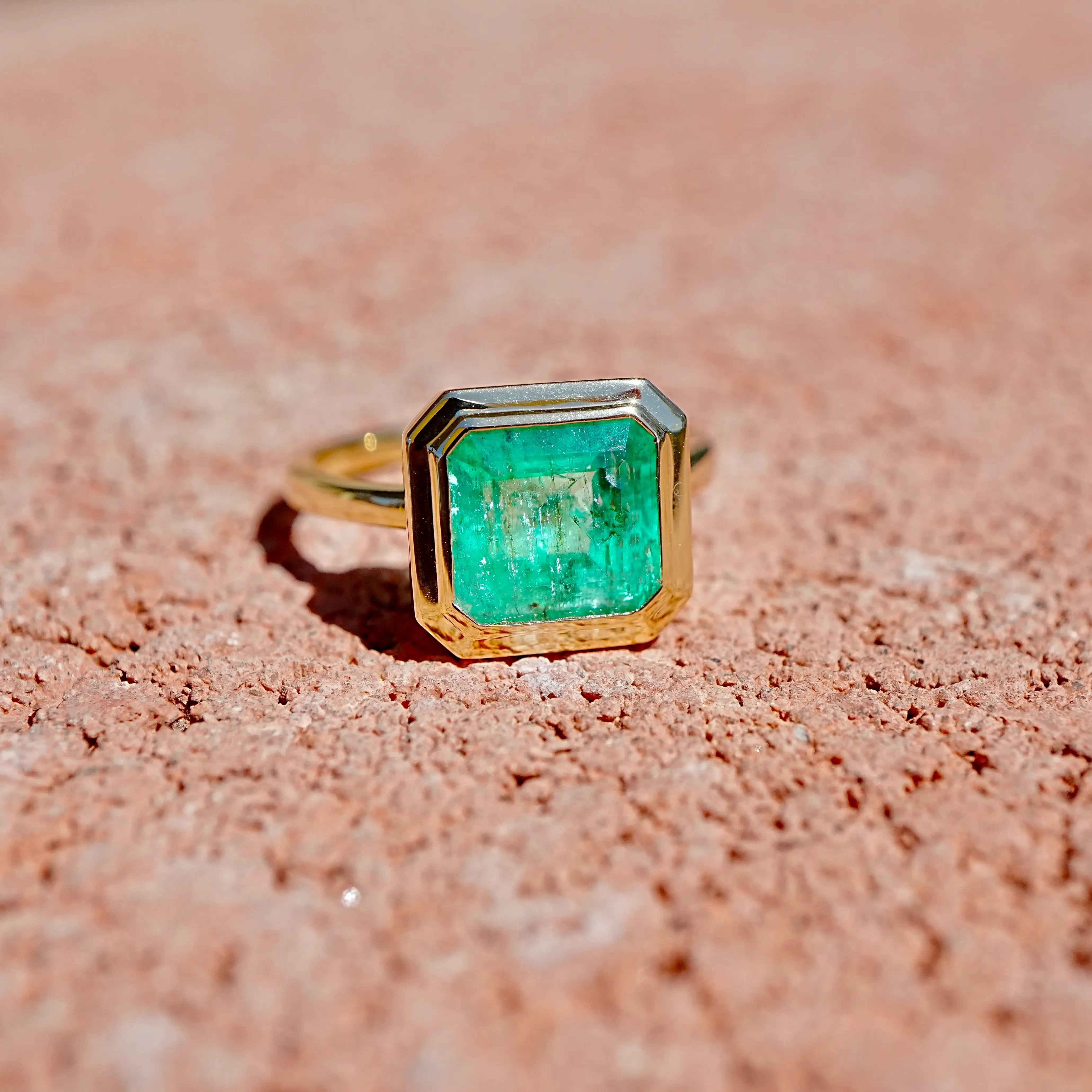 Bella AIGS Certified Colombian Emerald Ring - 3.56ct (One-of-a-Kind)