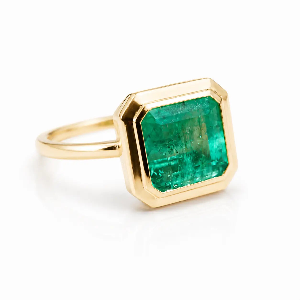 Bella AIGS Certified Colombian Emerald Ring - 3.56ct (One-of-a-Kind)