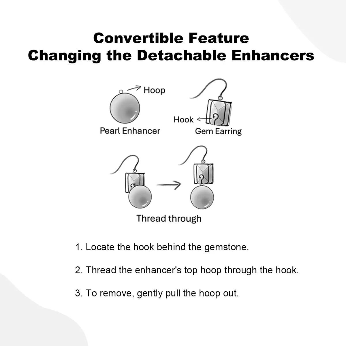 kai fine jewelry convertible earrings feature instruction