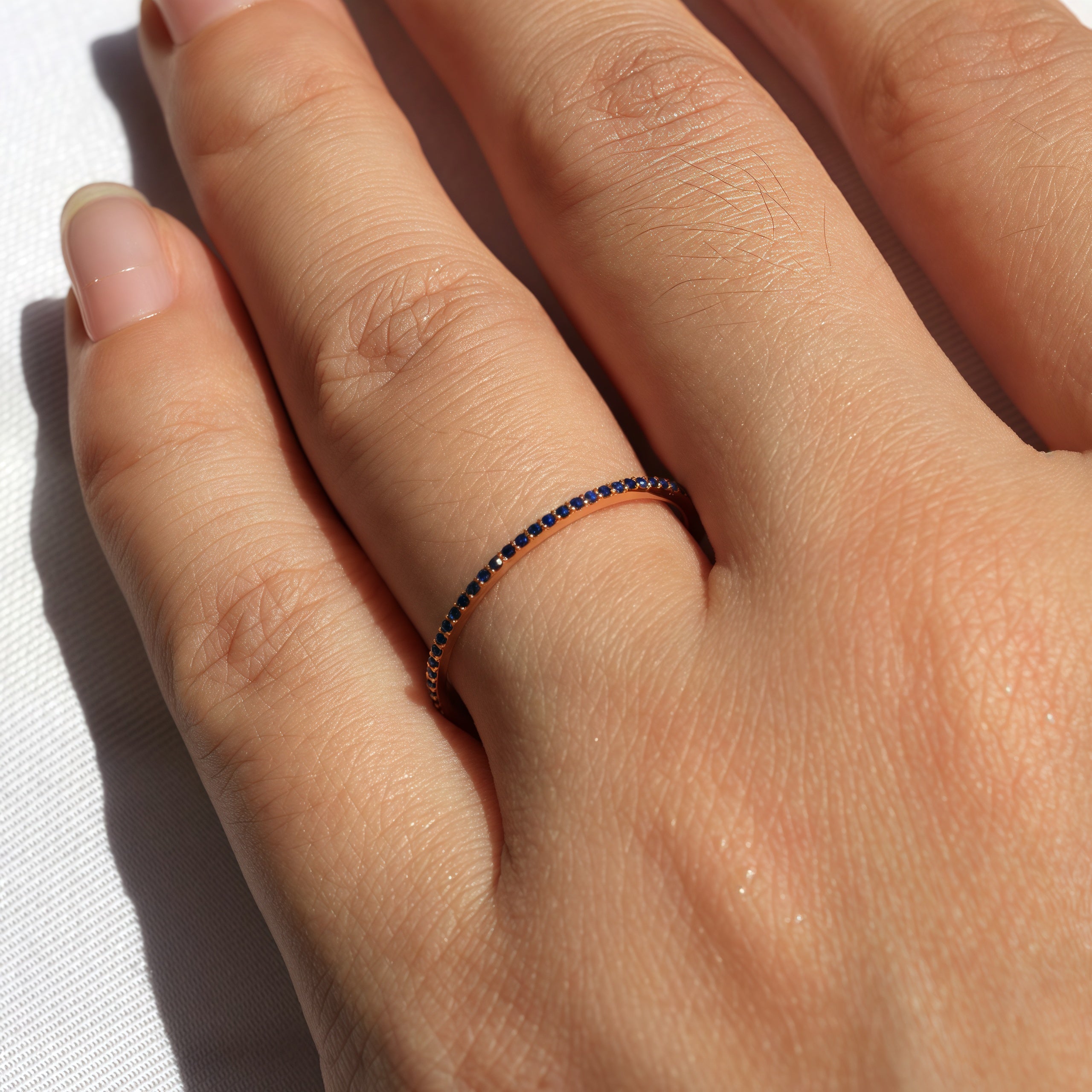 Nora Mini Sapphire Eternity Band