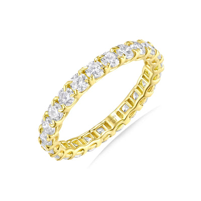 Nora 1.5ct Lab Grown Diamond Eternity Ring in 14k yellow gold