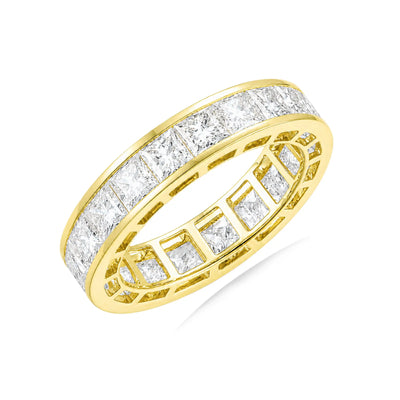 Nora 3ctw Lab Grown Diamond Eternity Ring in 14k yellow gold