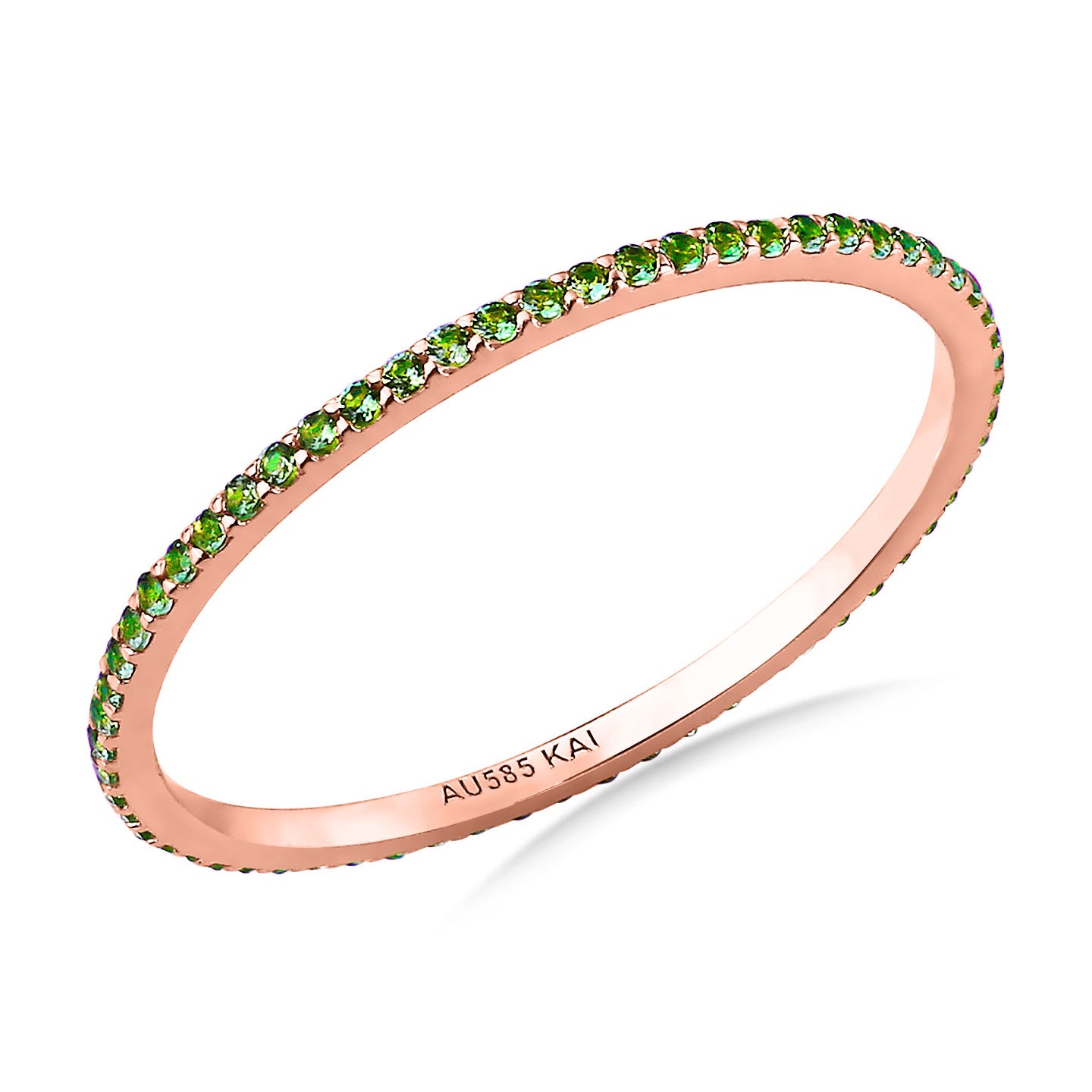 Nora Mini Tsavorite Eternity Band