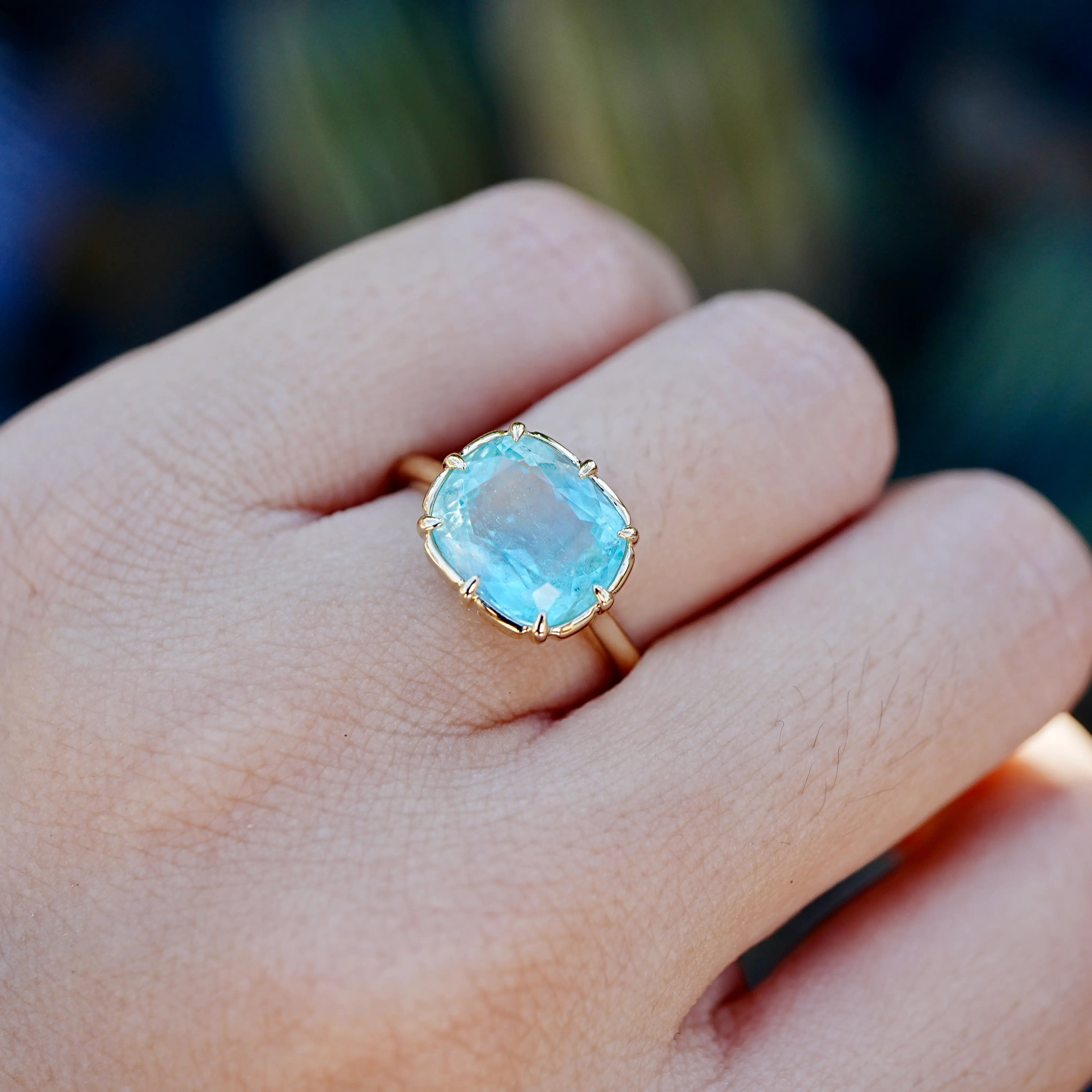 Kai Aurea Vanadium Beryl Ring - 3.58ct  in 14k yellow gold (One-of-a-Kind)