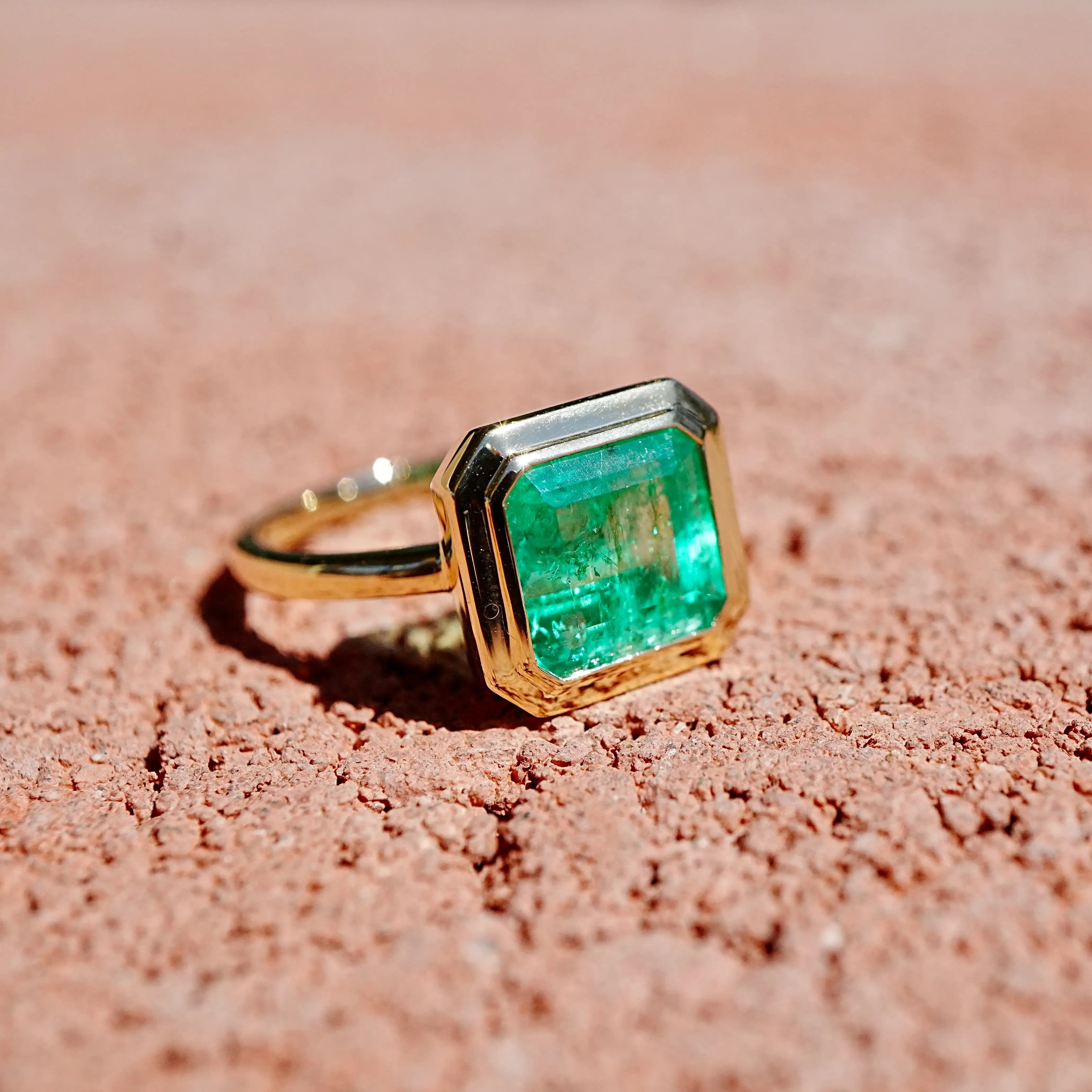 Bella AIGS Certified Colombian Emerald Ring - 3.56ct (One-of-a-Kind)