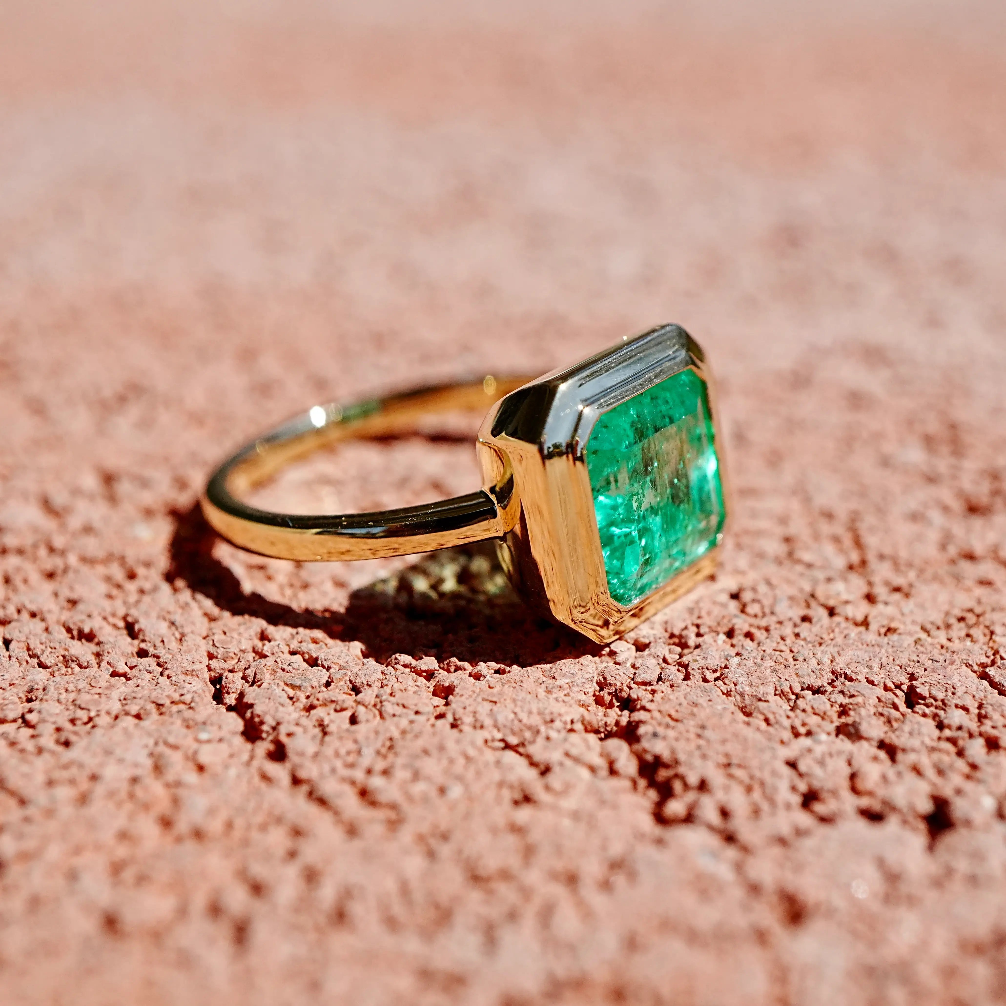 Bella AIGS Certified Colombian Emerald Ring - 3.56ct (One-of-a-Kind)