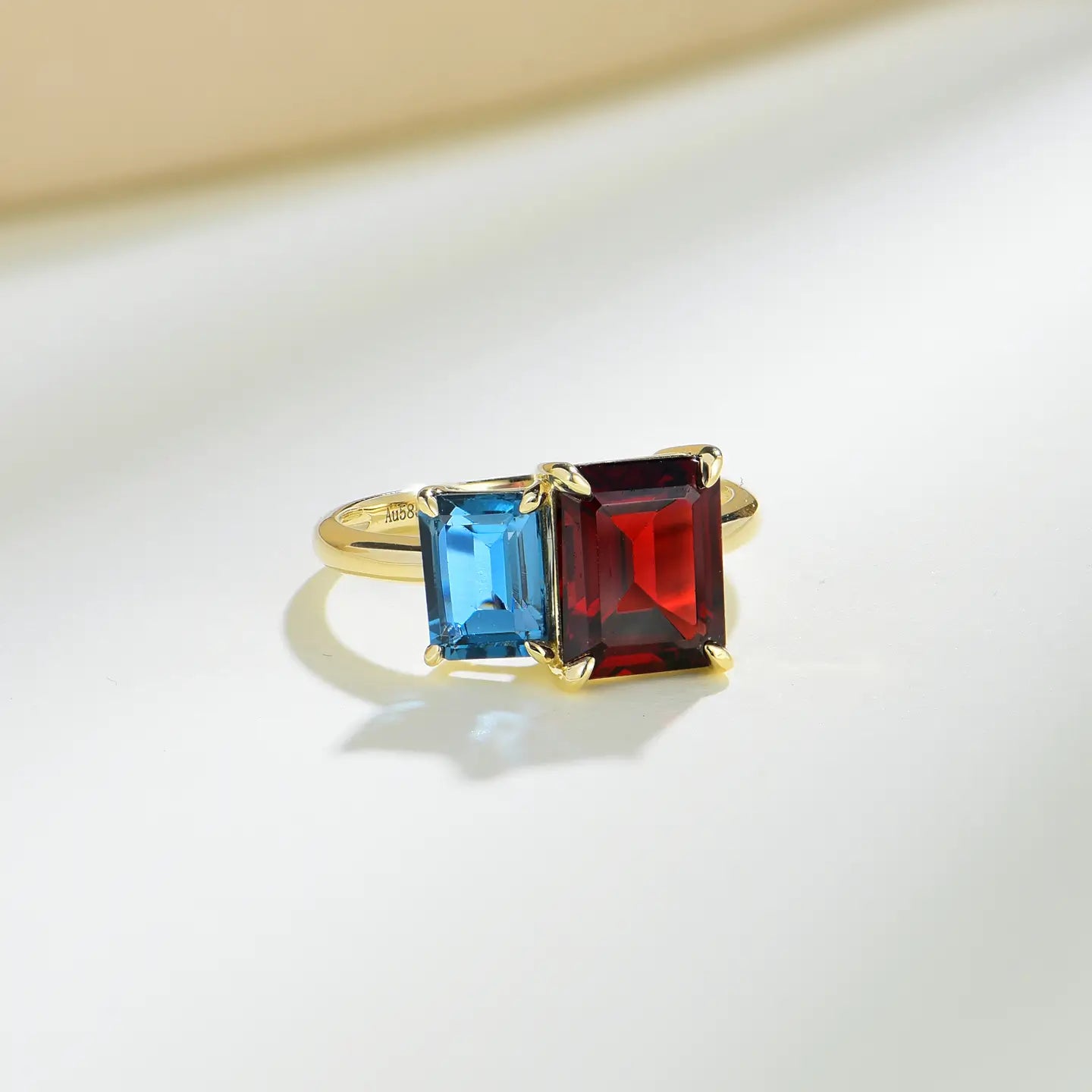 Fortune Gemstones Toi et Moi Ring