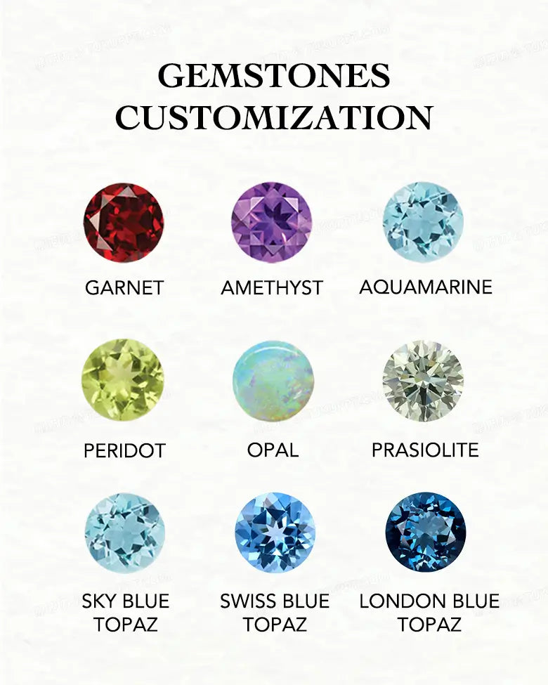 kai fine jewelry natural gemstones interchaneable gemstones cutomization