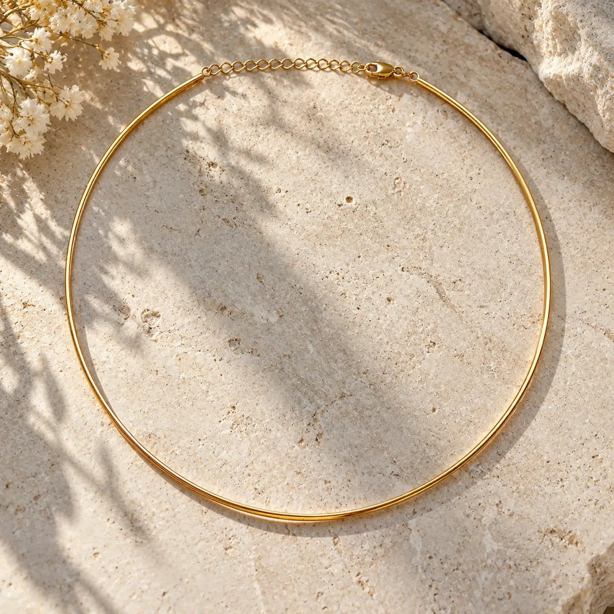 14k yellow gold Collar Necklace 