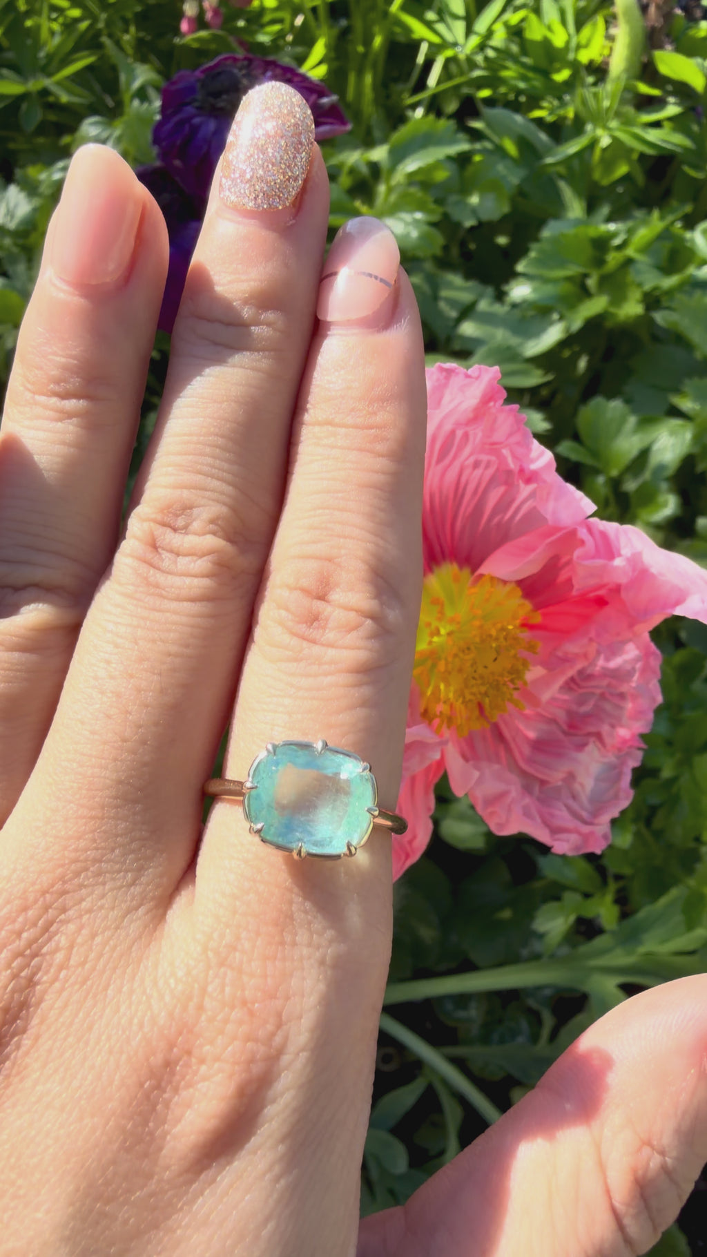 Kai Aurea Vanadium Beryl Ring - 3.58ct  in 14k yellow gold (One-of-a-Kind)