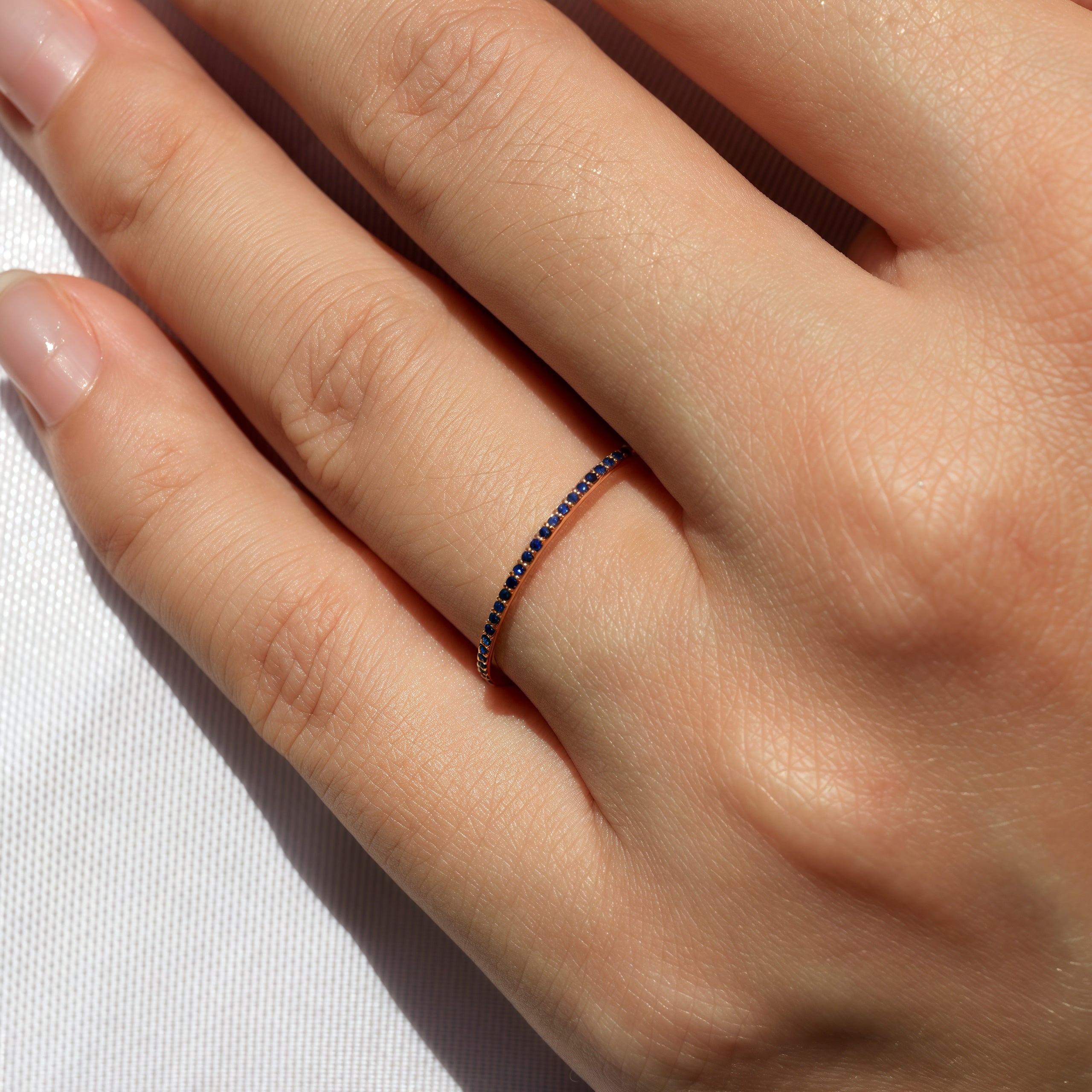 Nora Mini Sapphire Eternity Band